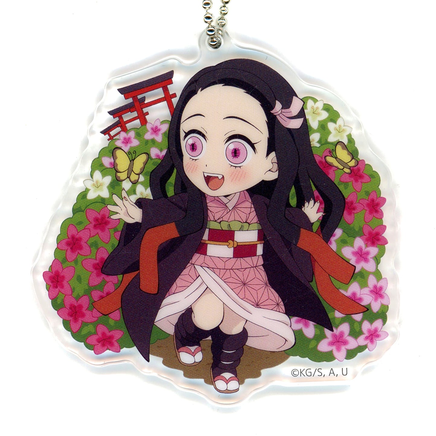 Nezuko Kamado Single Demon Slayer Local Illustration Tokyo Acrylic Charm Total Concentration Exhibition Swordsmith Village Arc Hashira Training Arc [USED]