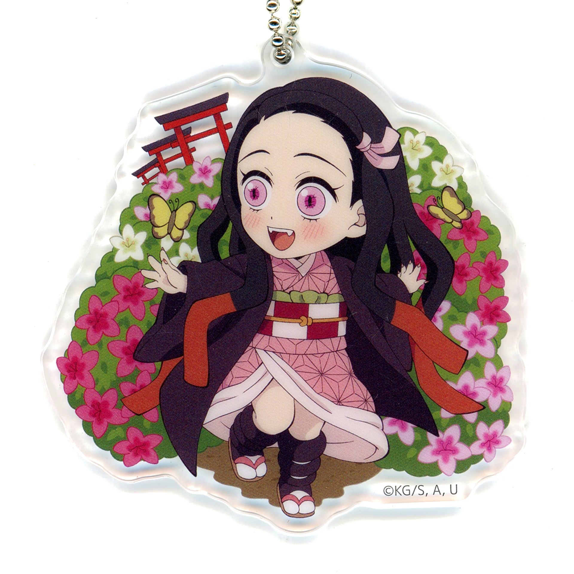 Nezuko Kamado Single Demon Slayer Local Illustration Tokyo Acrylic Charm Total Concentration Exhibition Swordsmith Village Arc Hashira Training Arc [USED]