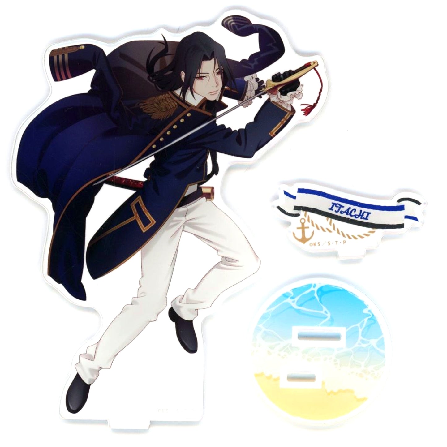 Itachi Uchiha Marine Look Acrylic Stand Naruto Shippuden Marine Look in Animate [USED]