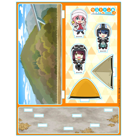 Yuru Camp SEASON 3 Oigawa Camp Ver. Acrylic Diorama [USED]
