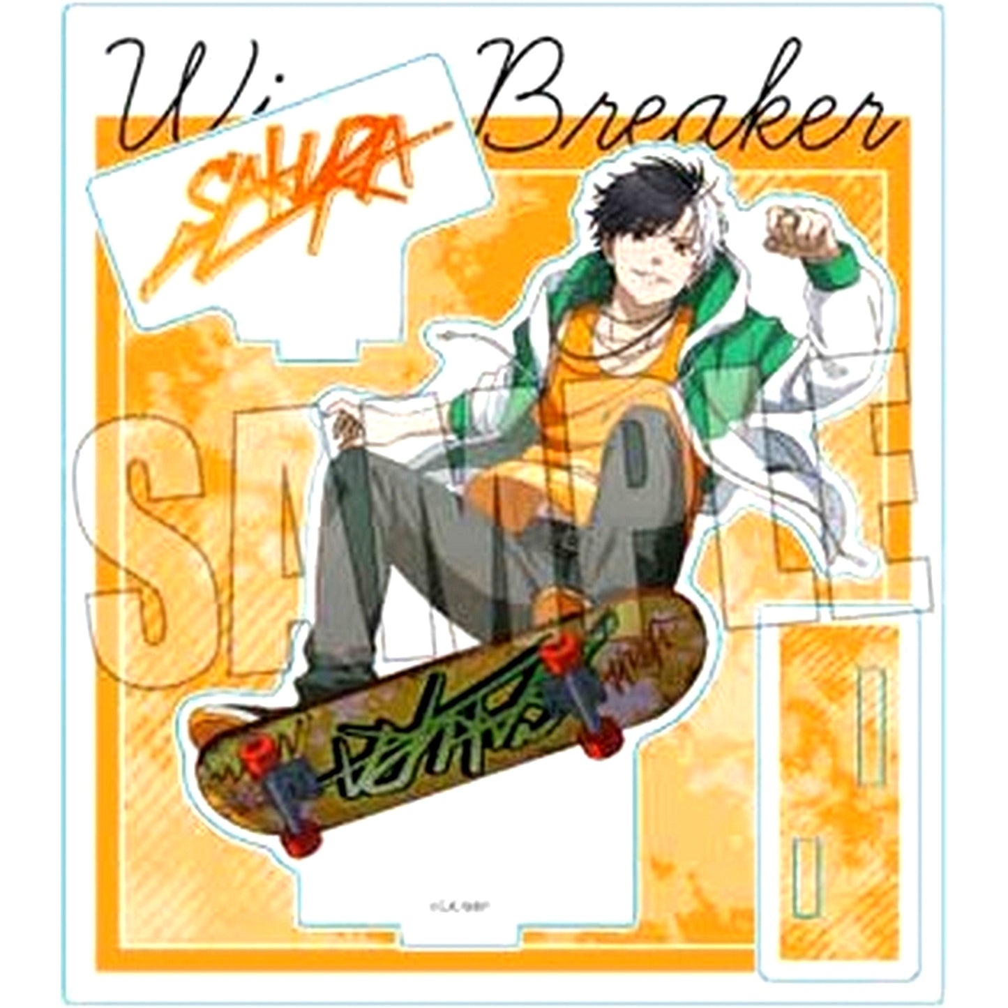 Haruka Sakura Skater ver. WIND BREAKER Acrylic Stand [USED]