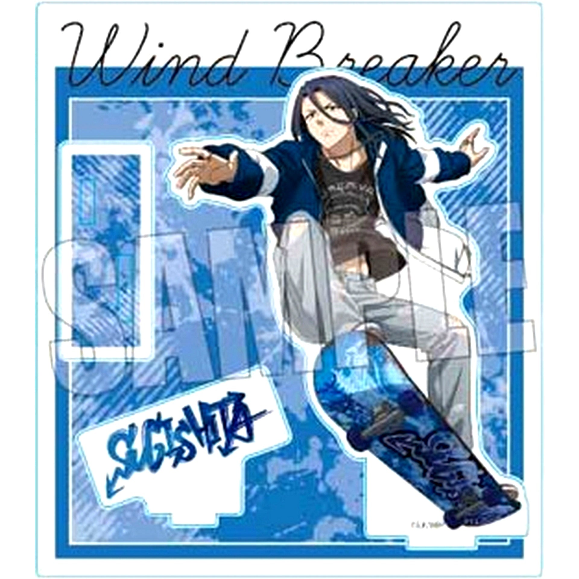 Kyotaro Sugishita Acrylic Stand Skater Ver. WIND BREAKER [USED]