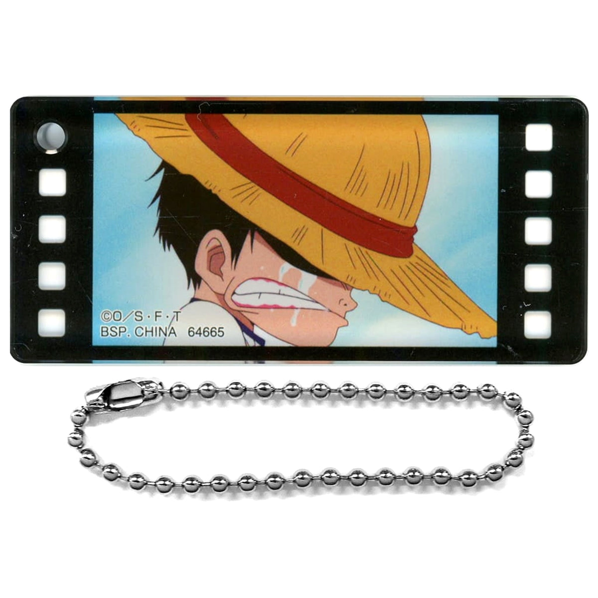One Piece Monkey D. Luffy Shanks' Straw Hat Ichiban Kuji TV Anime 25th Anniversary: Road to Pirate King History Acrylic Charm Prize G Charm [USED]