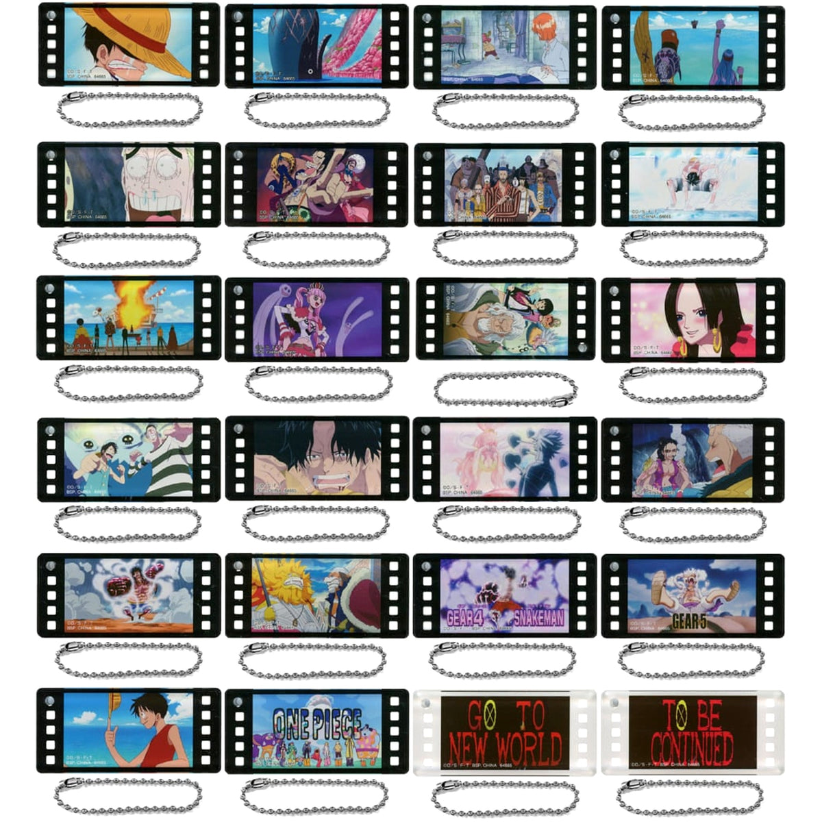 One Piece Monkey D. Luffy & Others All 24 Types Set Ichiban Kuji TV Anime 25th Anniversary: Road to Pirate King History Acrylic Charm Prize G Charm [USED]