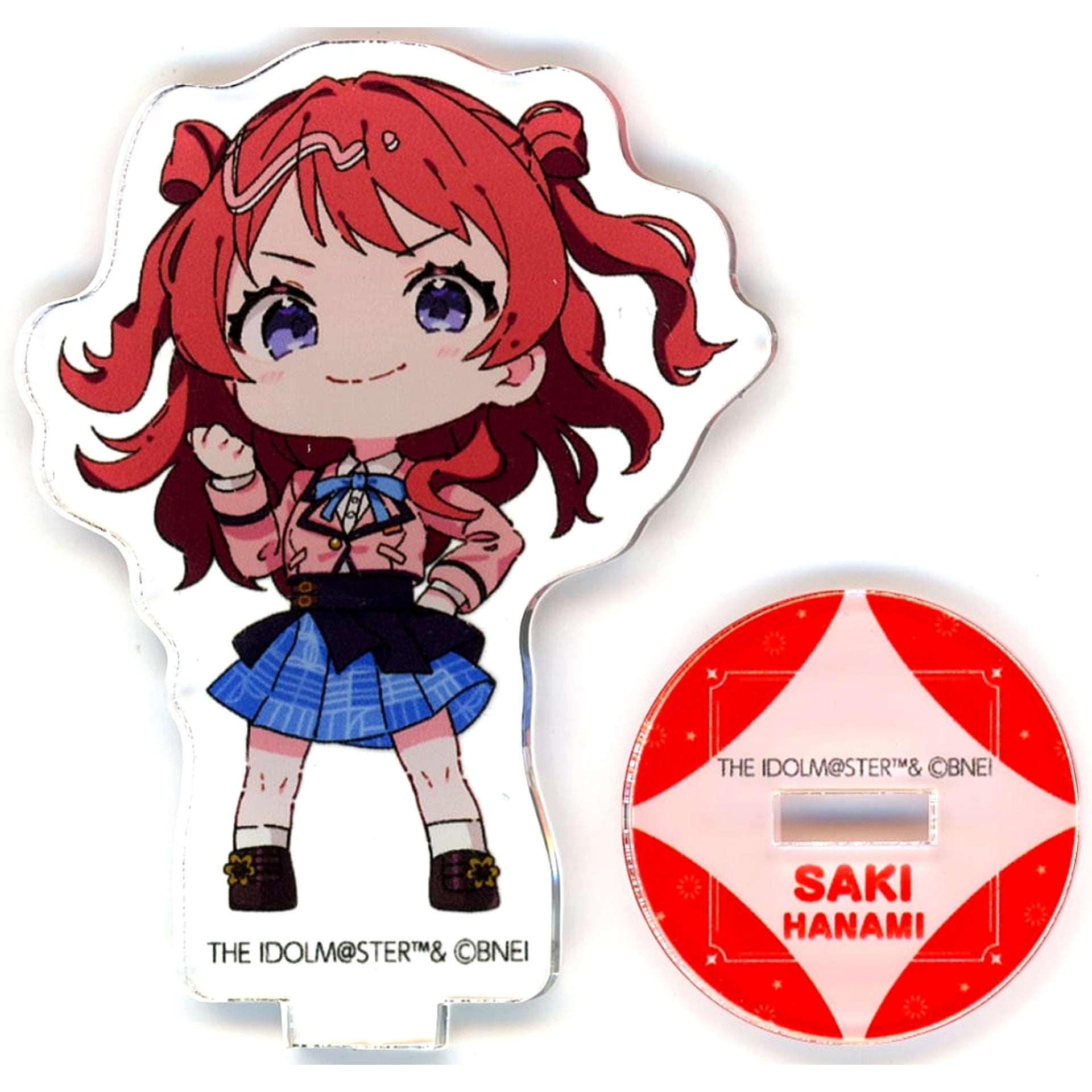 Saki Hanami Gakuen Idolmaster Mini Acrylic Stand POP UP STORE SHIBUYA109 [USED]