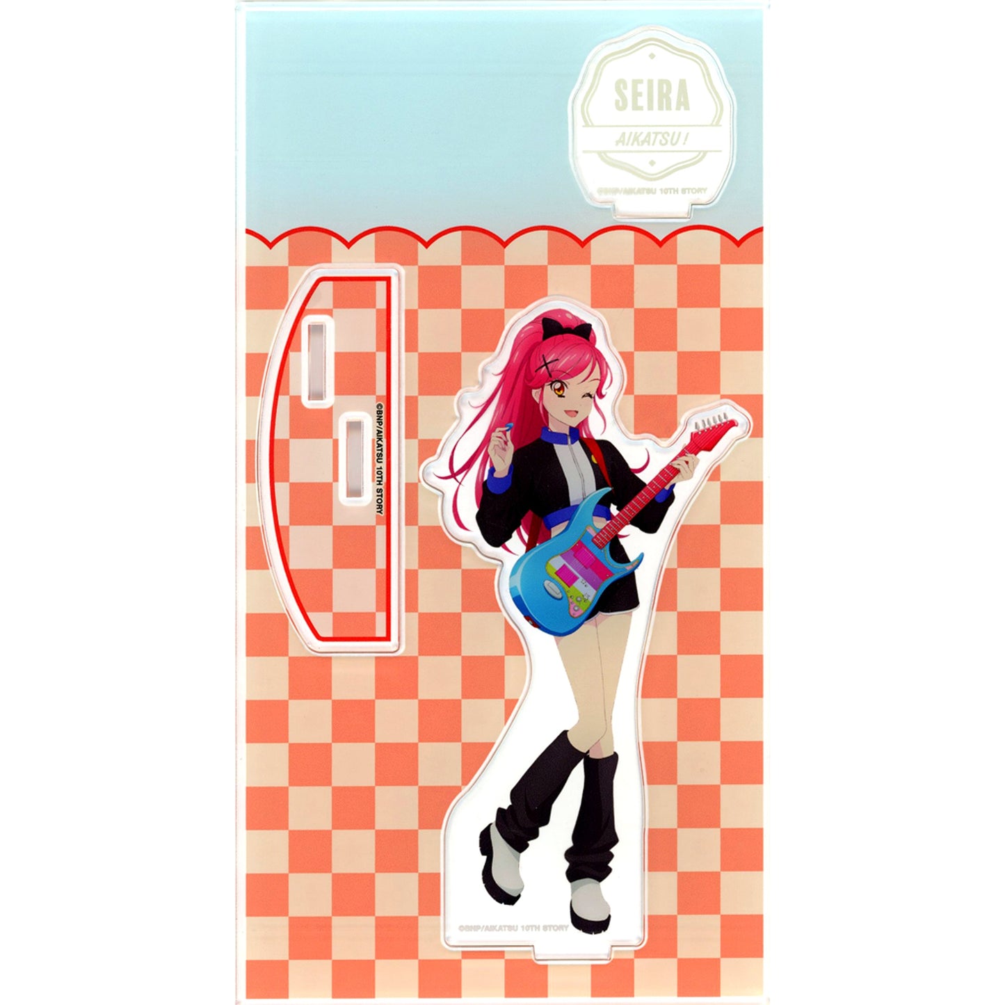 Seira Otoshiro Casual Rock Ver. Illustration BIG Acrylic Stand with Parts Aikatsu! 10th Story Starway to the Future [USED]