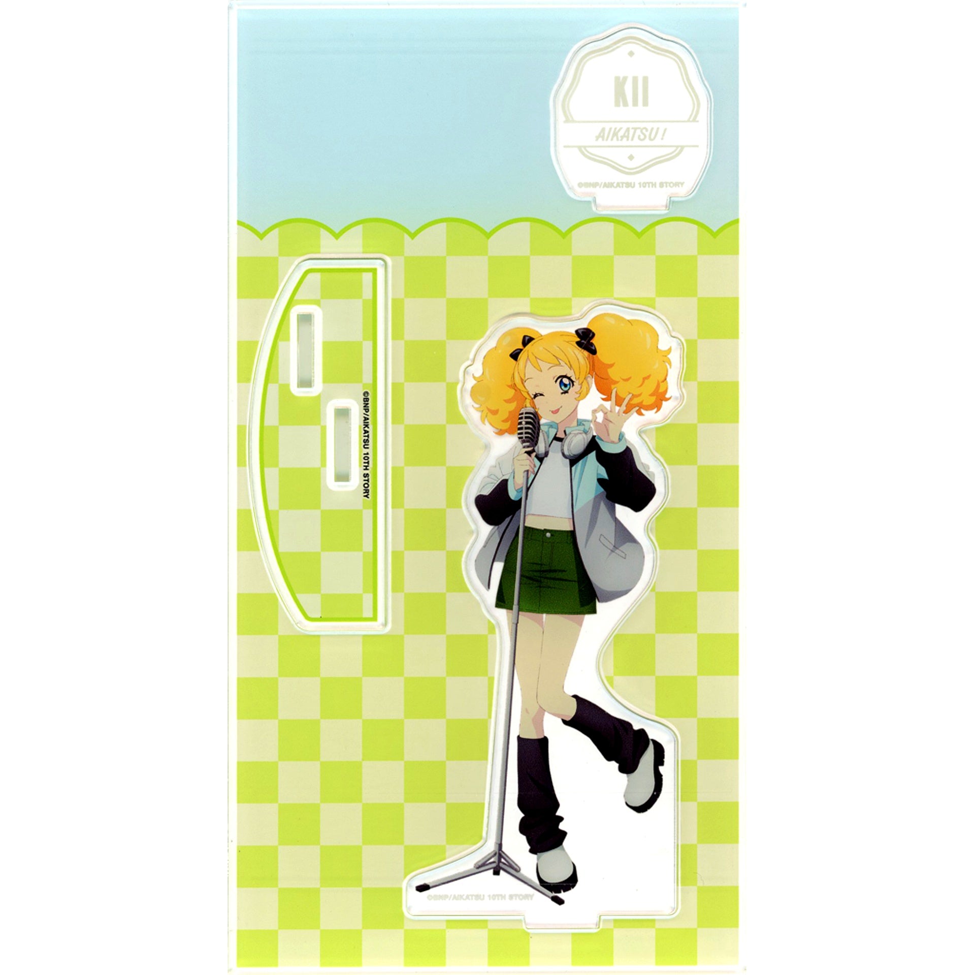 Kii Saegusa Casual Rock Ver. Aikatsu! 10th STORY STARWAY to the Future with Parts BIG Acrylic Stand [USED]