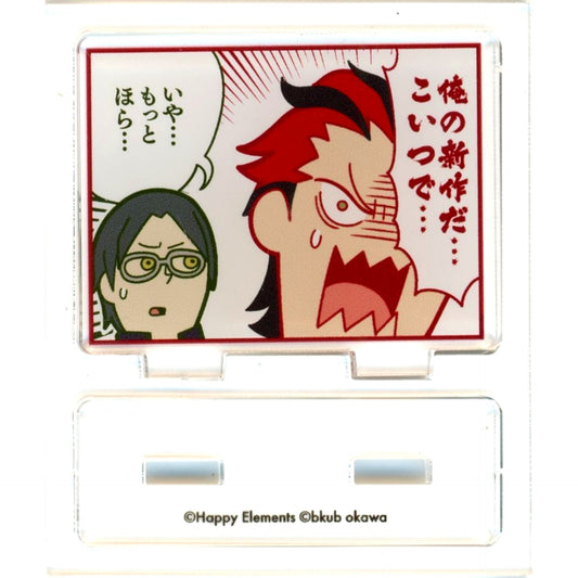 Keito Hasumi & Kuro Kiryu Ensemble Stars!! x Bkub Okawa Ansanbukubu Stars!! Trading Acrylic Stand 2nd Vol.1 [USED]
