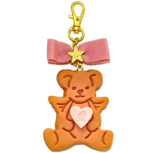 Sakura Kinomoto Motif Cardcaptor Sakura X Q-Pot. Sakura's Teddy Bear Cookie Bag Charm [USED]