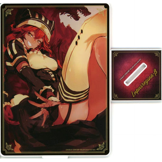 Lupusregina Beta Illustration so-bin Overlord The Sacred Kingdom Movie Theater Goods Acrylic Stand Figure [USED]