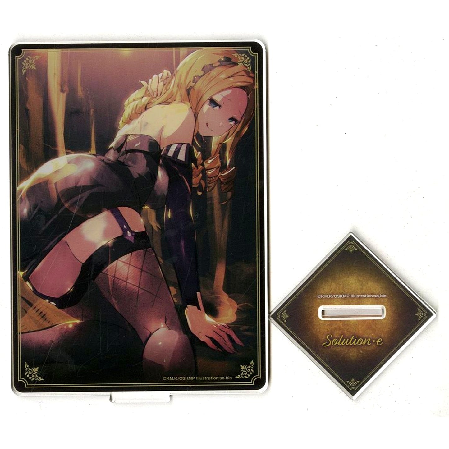 Solution Epsilon Illustration so-bin Overlord The Sacred Kingdom Movie Theater Goods Acrylic Stand Figure [USED]