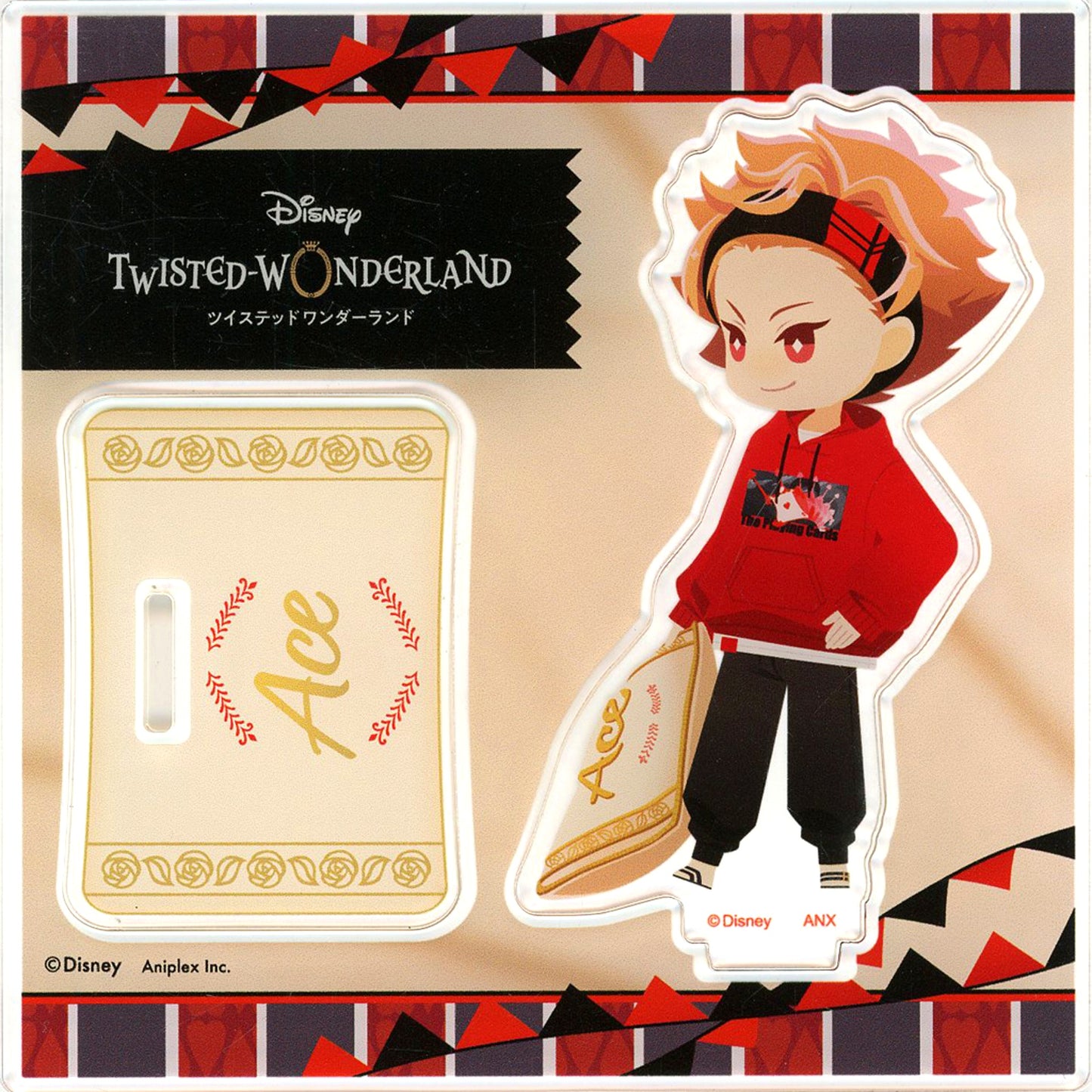 Ace Trappola Relaxing My Room Ver. Mini Acrylic Stand Disney Twisted-Wonderland Ace's Birthday Commemorative Goods [USED]
