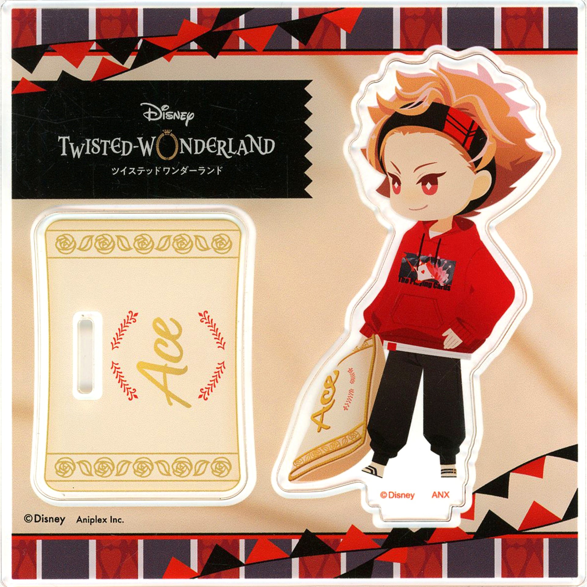 Ace Trappola Relaxing My Room Ver. Mini Acrylic Stand Disney Twisted-Wonderland Ace's Birthday Commemorative Goods [USED]