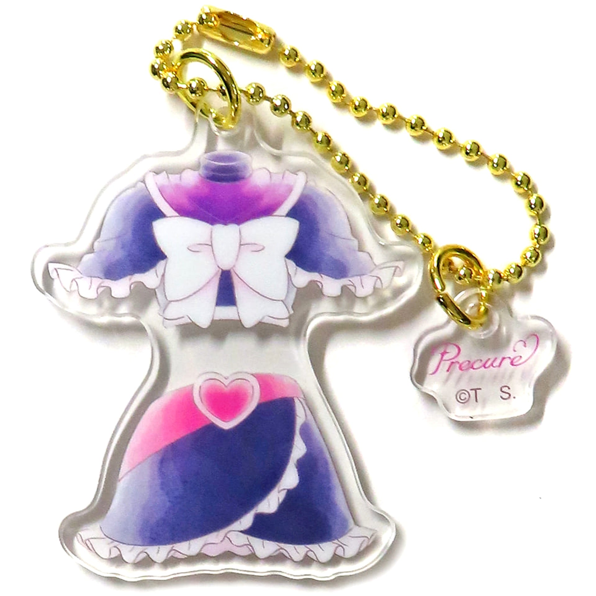 Pretty Cure Cure Black Ichiban Kuji Emotional Moment Costume Acrylic Charm Prize E [USED]