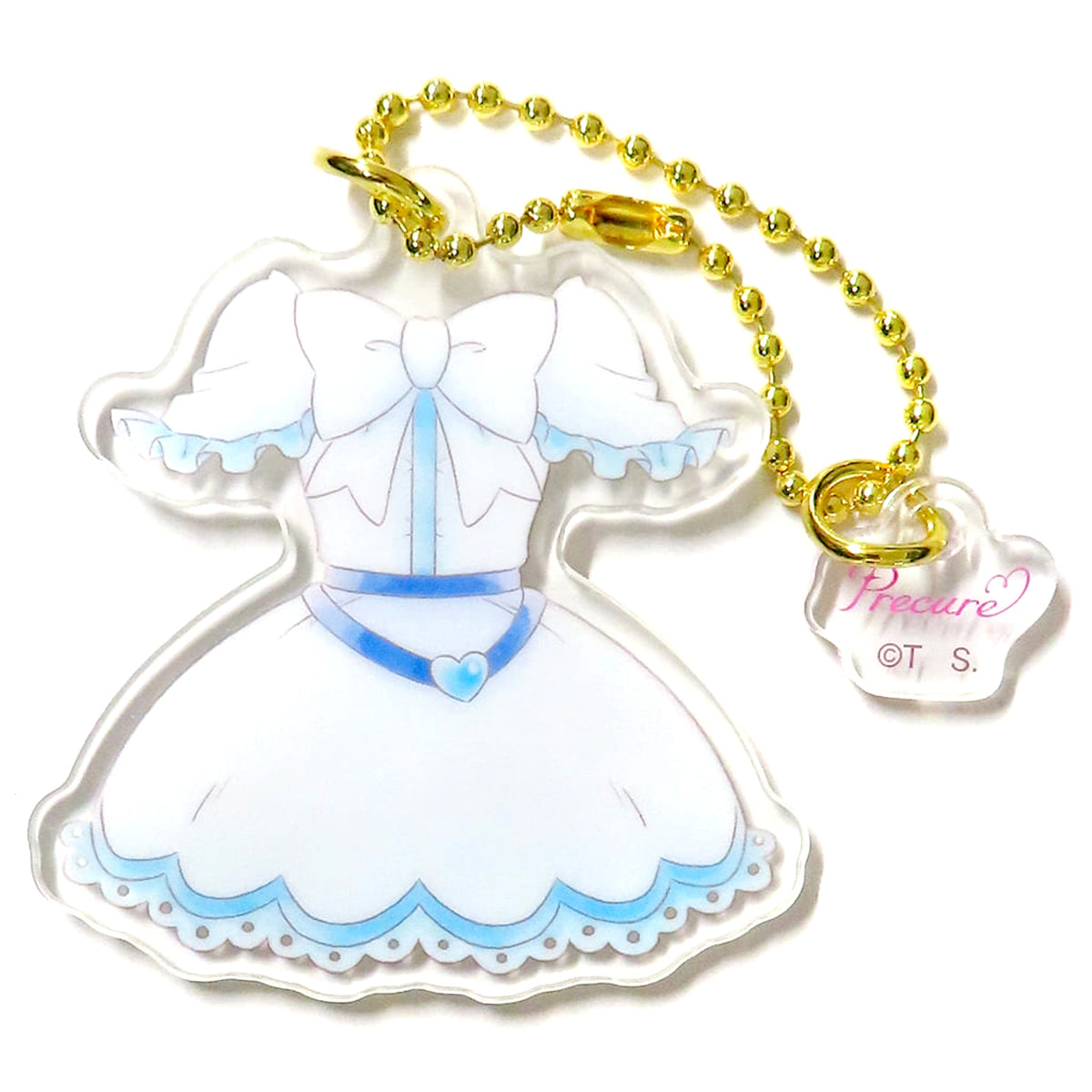 Pretty Cure Cure White Ichiban Kuji Emotional Moment Costume Acrylic Charm Prize E [USED]