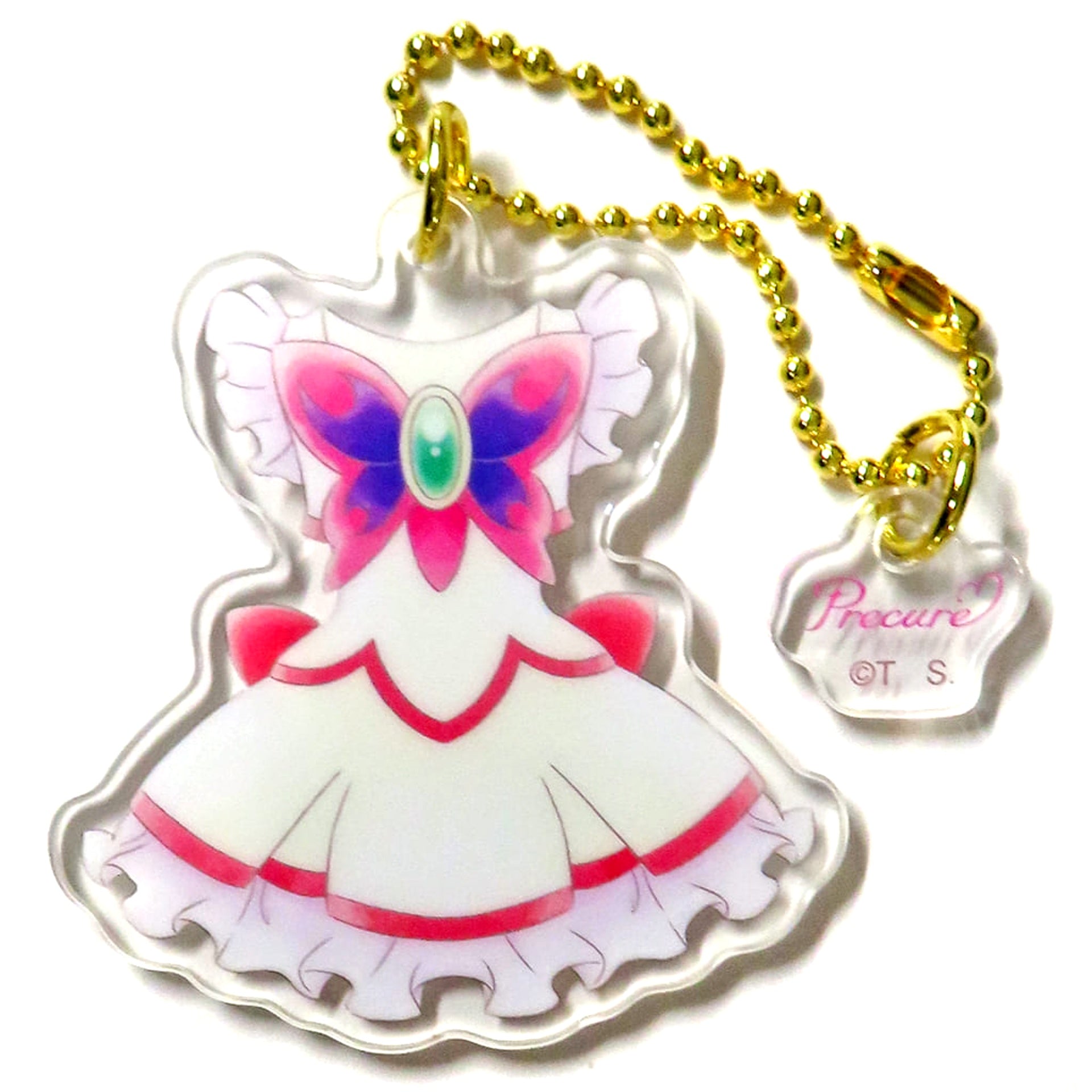 Pretty Cure Cure Rouge Ichiban Kuji Emotional Moment Costume Acrylic Charm Prize E [USED]
