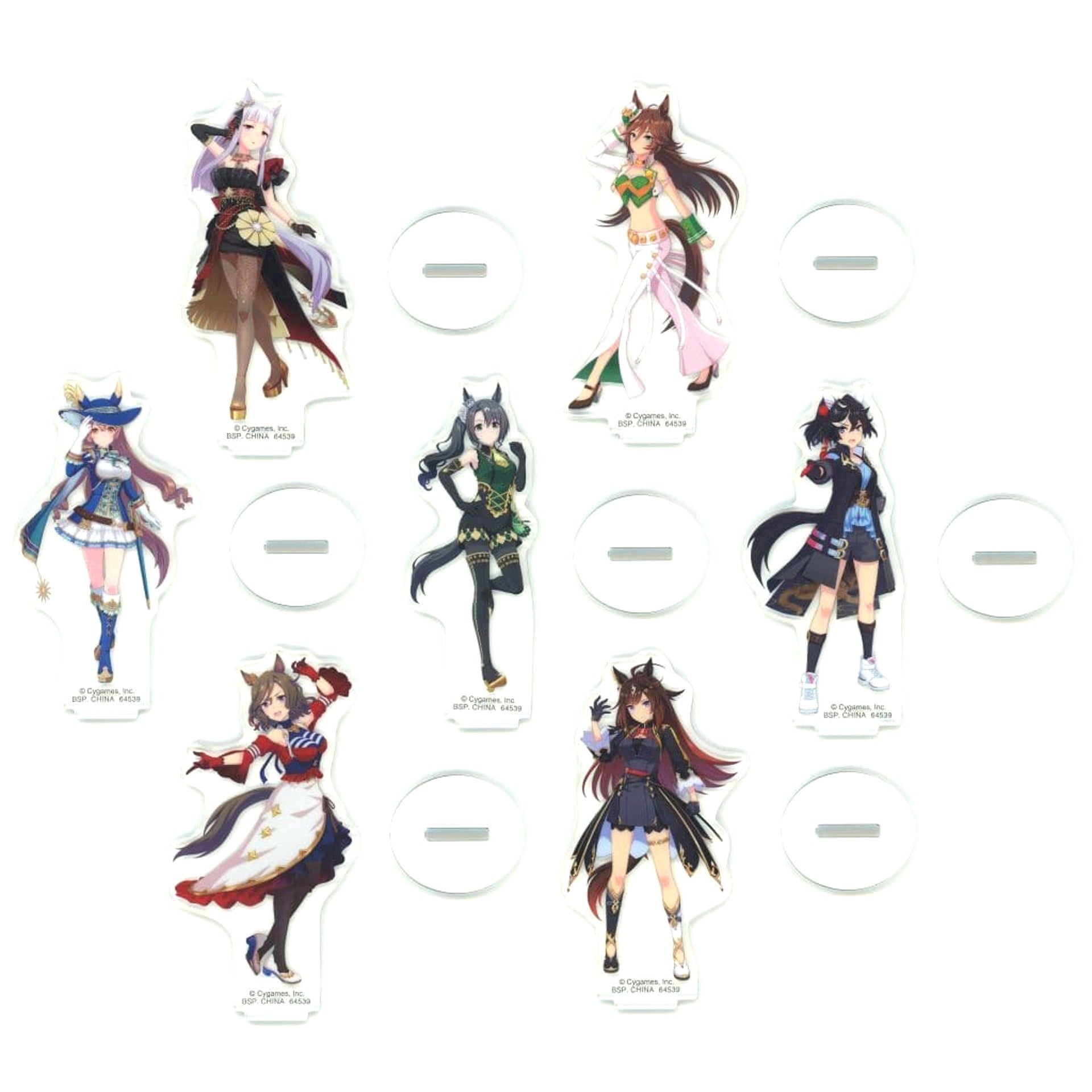 Umamusume: Pretty Derby Gold Ship & Others All 7 Types Set Ichiban Kuji Vol.10 Acrylic Stand Prize G [USED]
