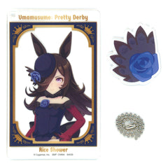 Umamusume: Pretty Derby Rice Shower Ichiban Kuji Vol.10 Clear Twin Card Charm Prize H Charm [USED]