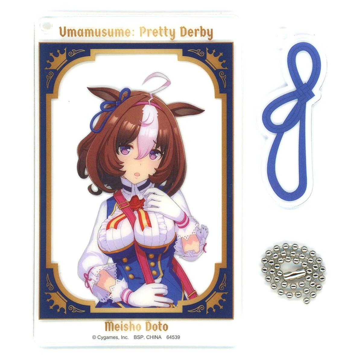 Umamusume: Pretty Derby Meisho Doto Ichiban Kuji Vol.10 Clear Twin Card Charm Prize H Charm [USED]