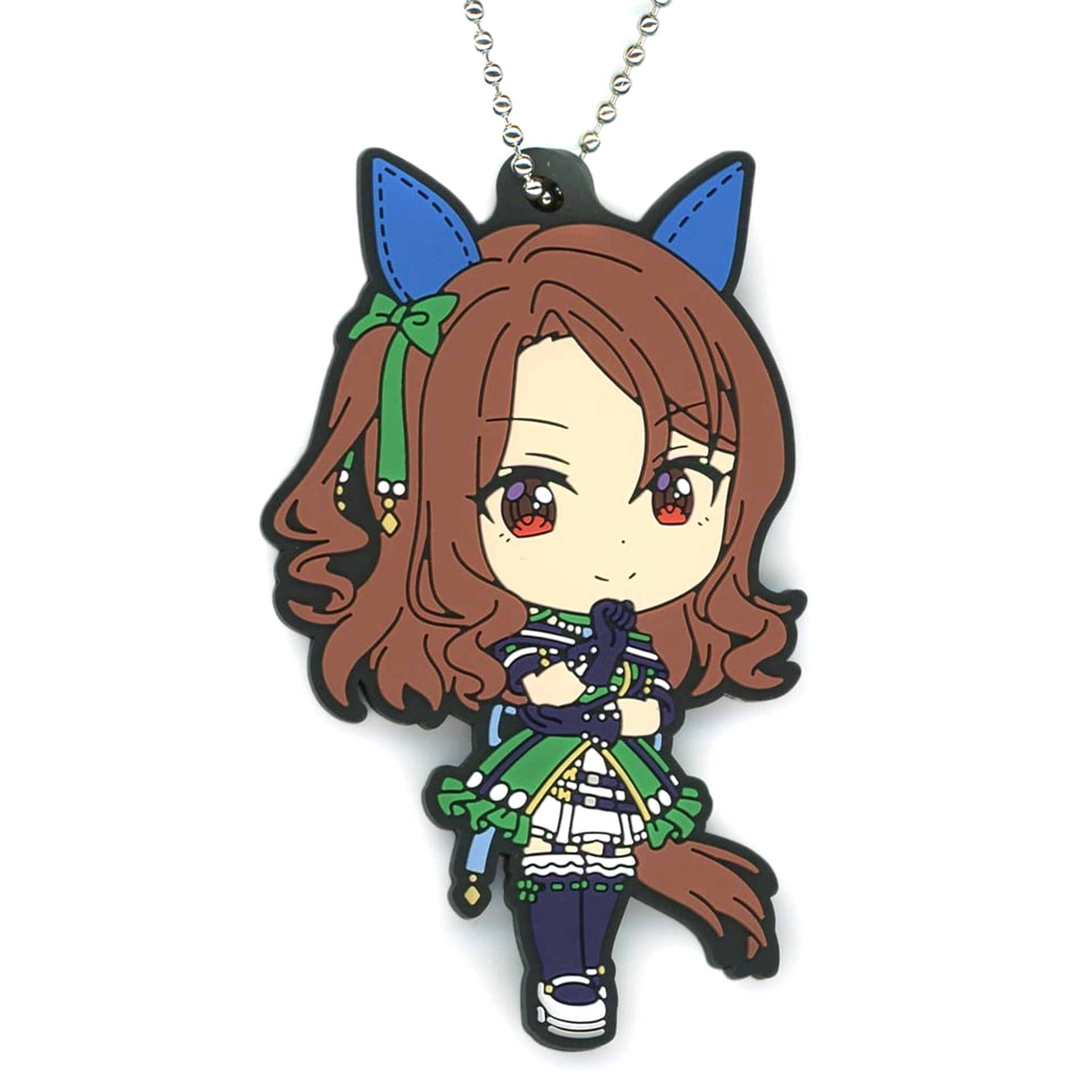 Umamusume: Pretty Derby King Halo Ichiban Kuji Vol.10 Rubber Charm Kyunchara Illustrations Prize I Charm [USED]