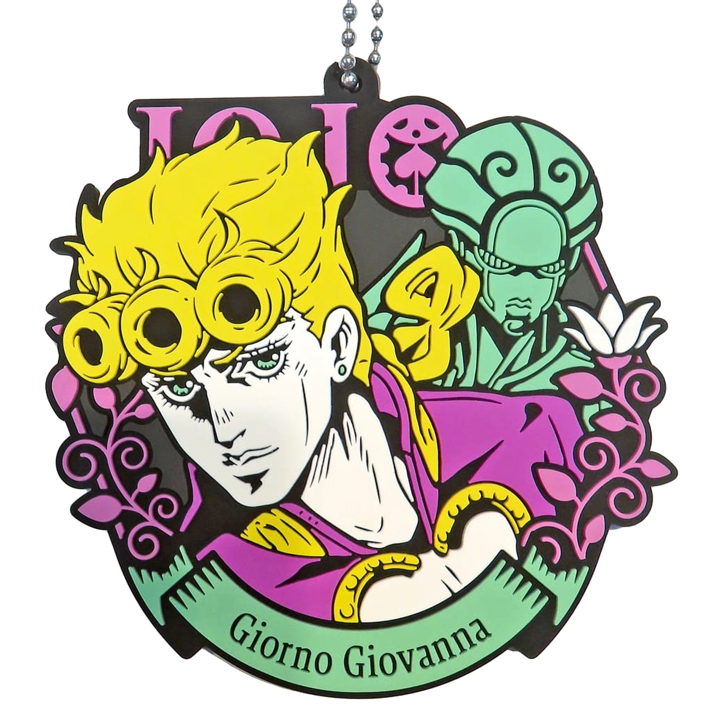 JoJo's Bizarre Adventure Giorno Giovanna Gold Experience Ichiban Kuji Golden Wind Rubber Charm Prize K [USED]