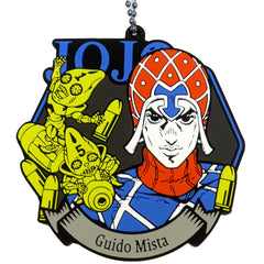 JoJo's Bizarre Adventure Guido Mista Sex Pistols Ichiban Kuji Golden Wind Rubber Charm Prize K [USED]