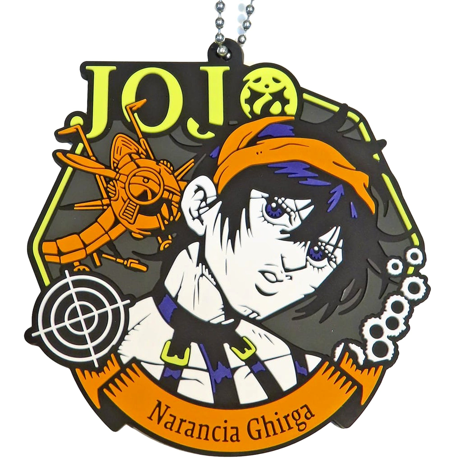 JoJo's Bizarre Adventure Narancia Ghirga Aerosmith Ichiban Kuji Golden Wind Rubber Charm Prize K [USED]