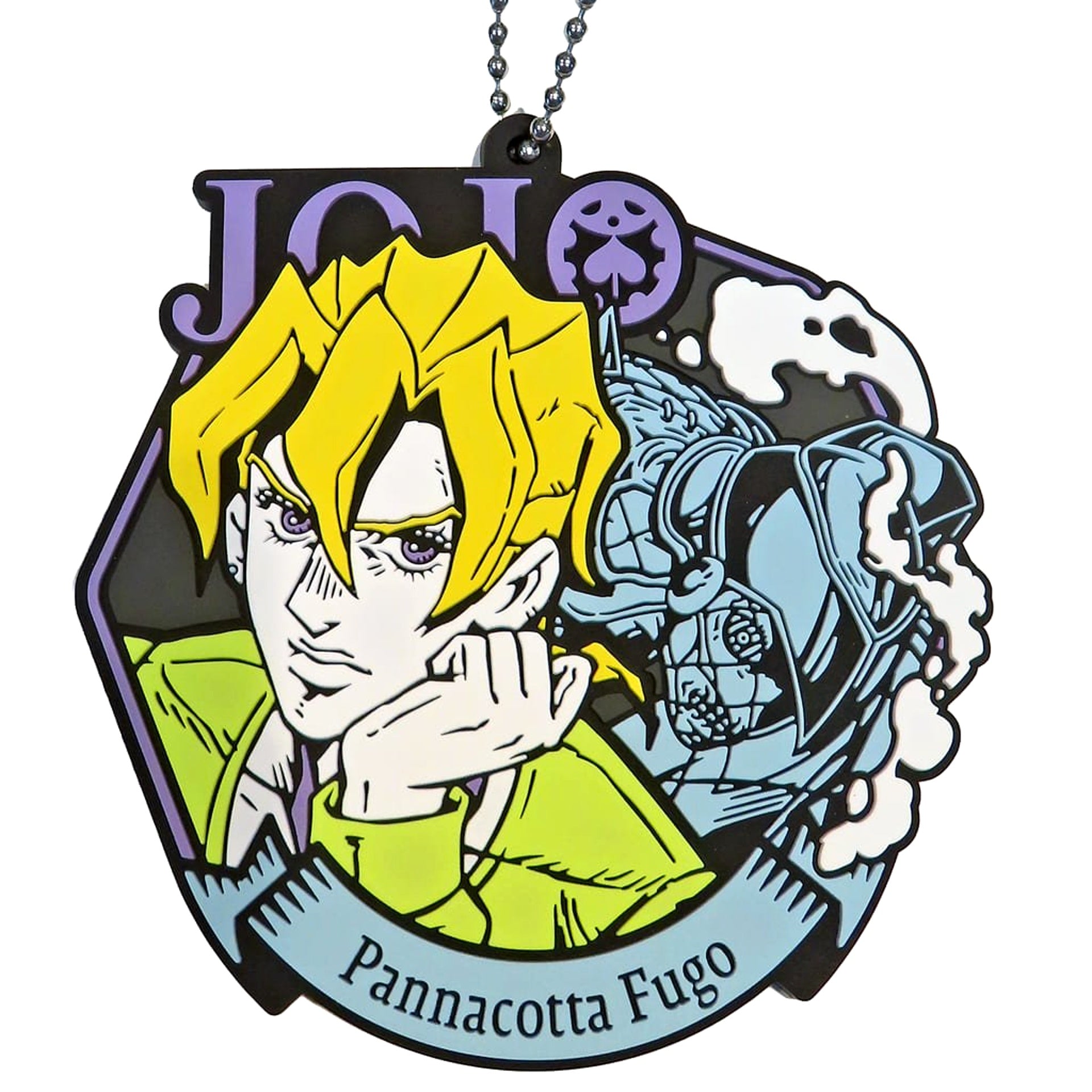 JoJo's Bizarre Adventure Pannacotta Fugo Purple Haze Ichiban Kuji Golden Wind Rubber Charm Prize K [USED]