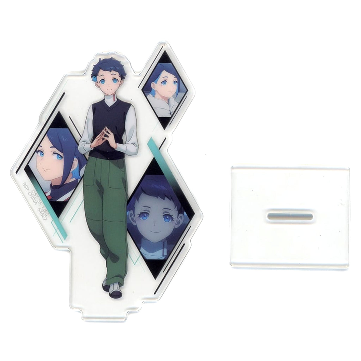 Mobile Suit Gundam: The Witch from Mercury Nika Nanaura Ichiban Kuji Vol.3 My Fullest Blessing to You Acrylic Stand Prize E Acrylic Stands [USED]