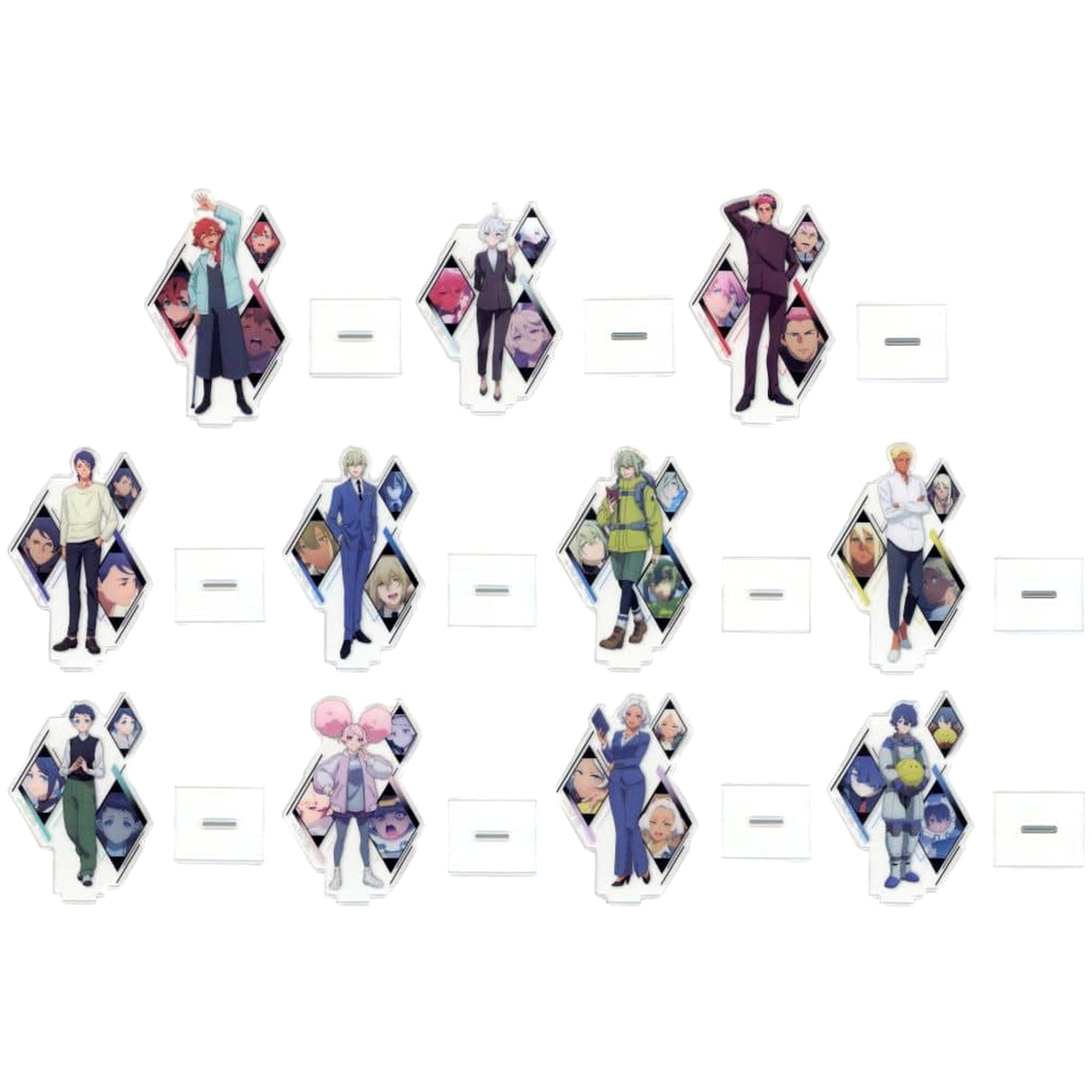 Mobile Suit Gundam: The Witch from Mercury Suletta Mercury & Others All 11 Types Set Ichiban Kuji Vol.3 My Fullest Blessing to You Acrylic Stand Prize E Acrylic Stands [USED]