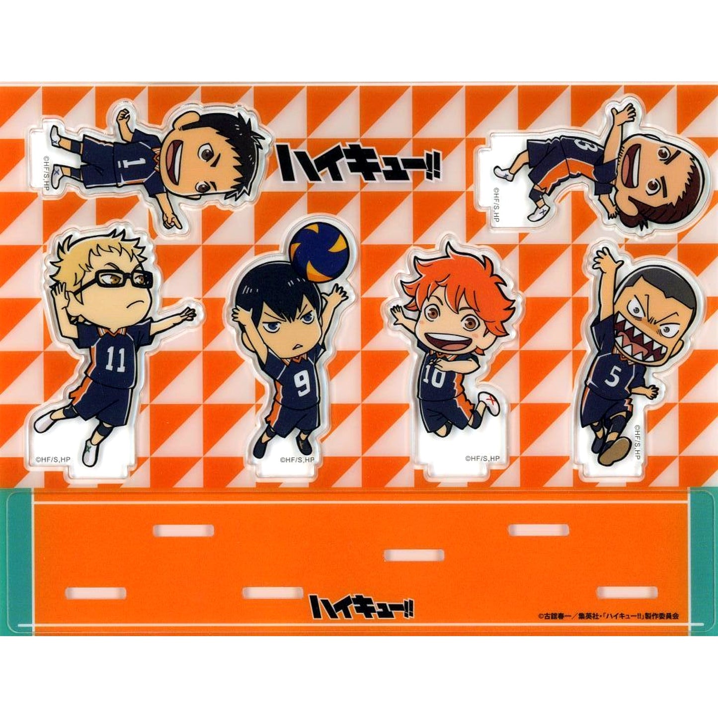 All Characters Karasuno High School Acrylic Stand Haikyu!! [USED]