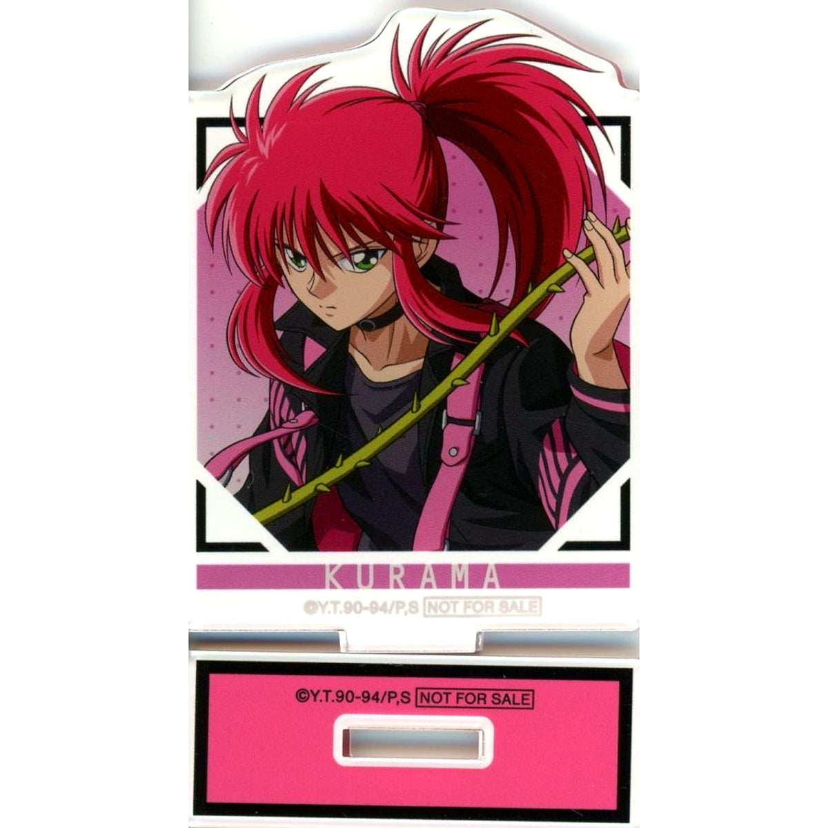 Kurama Tactical Fashion Ver. Illustration Trading Acrylic Stand Yu Yu Hakusho POP UP STORE in Loft Vol.3 Event Limited Box Purchase Bonus [USED]