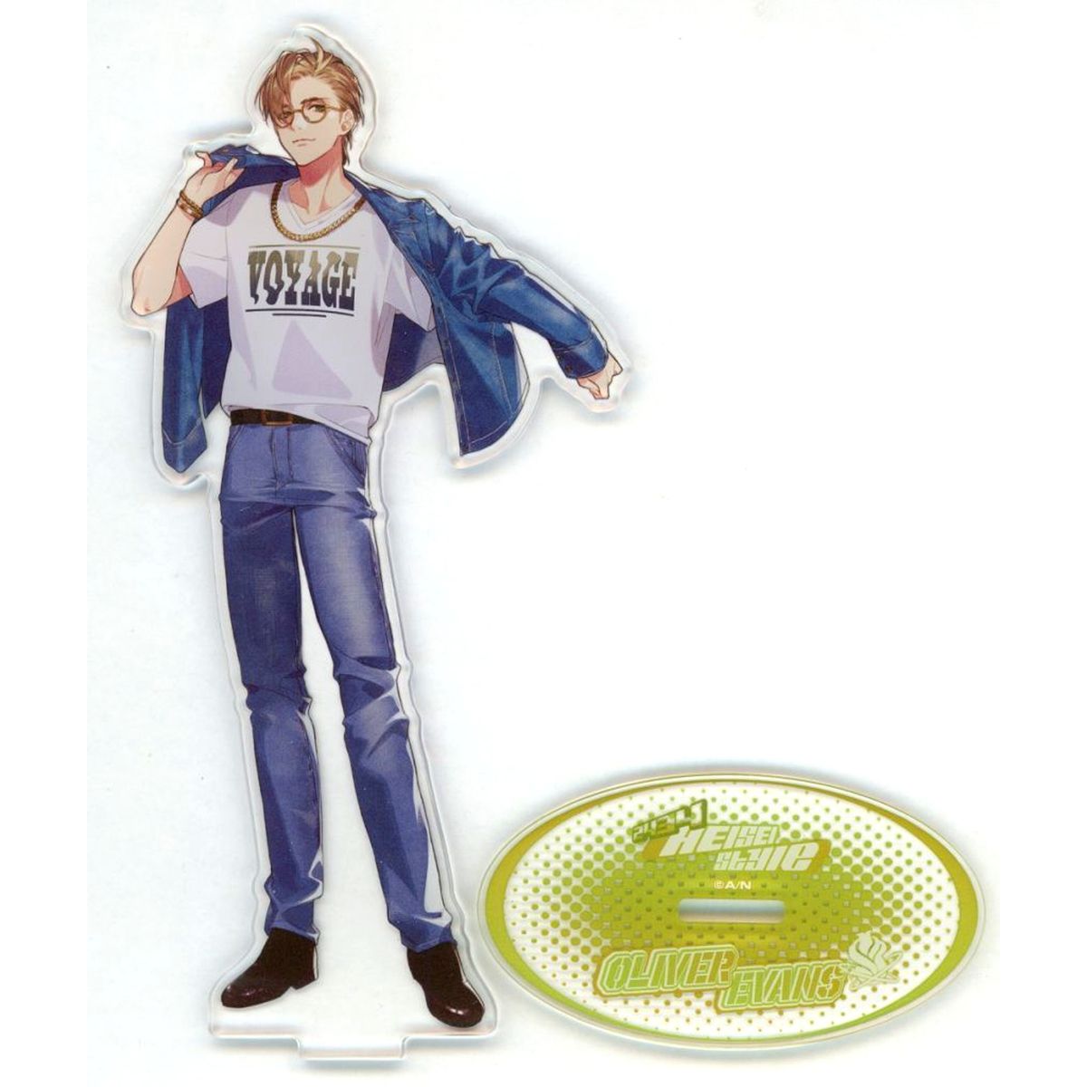 Oliver Evans Acrylic Stand Virtual YouTuber Nijisanji HEISEI Style [USED]