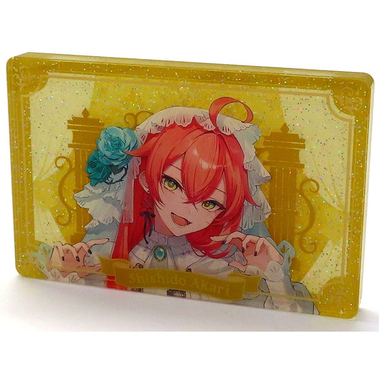 Shishido Akari Glitter Acrylic Block Halloween 2024 Virtual YouTuber Nijisanji [USED]
