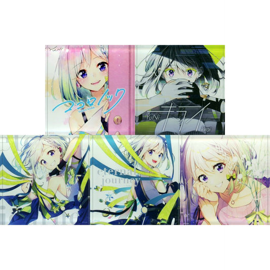 Complete Set YuNi Jacket Illustration Virtual YouTuber 3rd Anniversary of Activity Acrylic Block [USED]