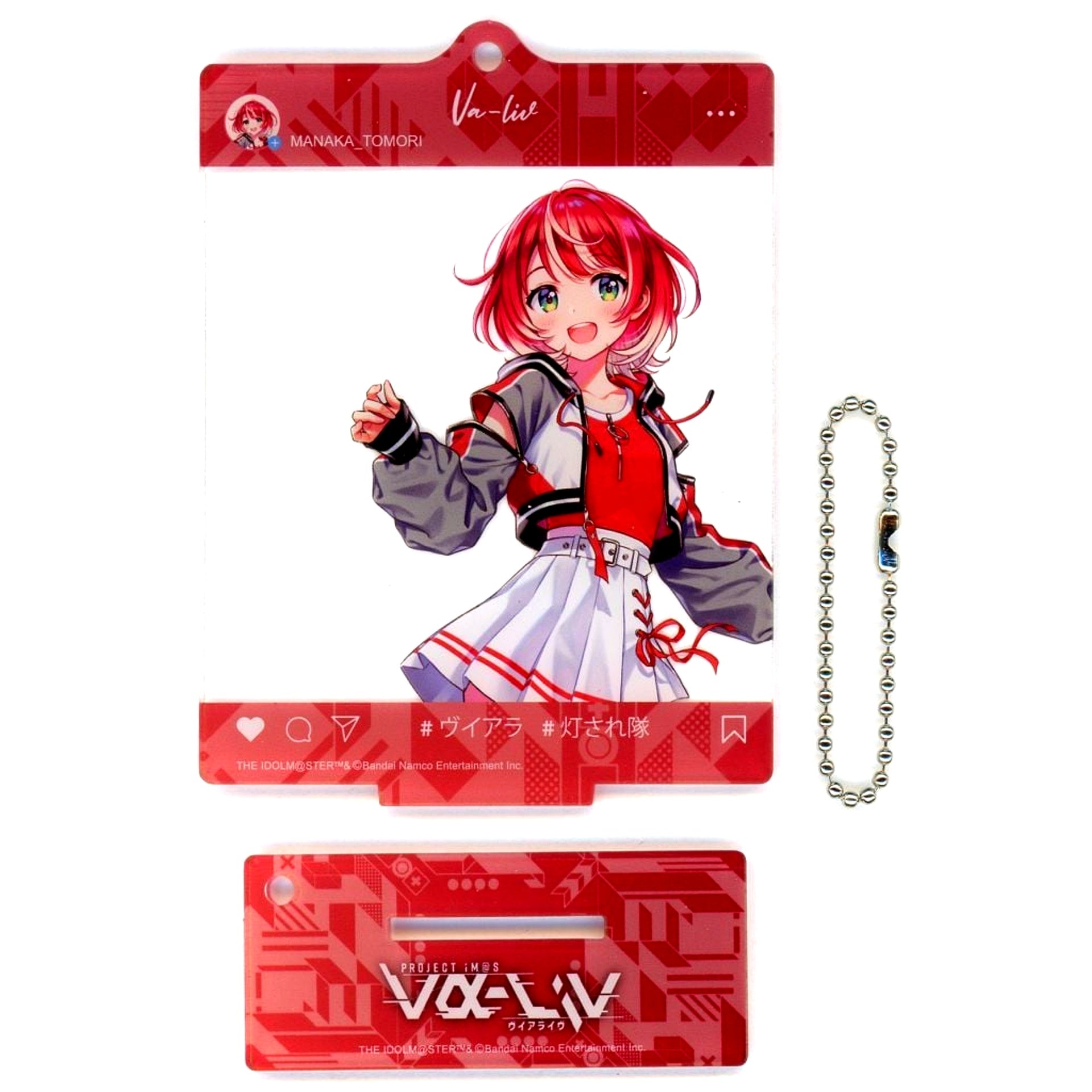 Manaka Tomori The Idolmaster v Alpha-liv Selfie Style Acrylic Stand PROJECT v Alpha-liv ver. [USED]