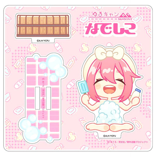 Nadeshiko Kagamihara Yuru Camp Hot Spring Style Acrylic Stand [USED]