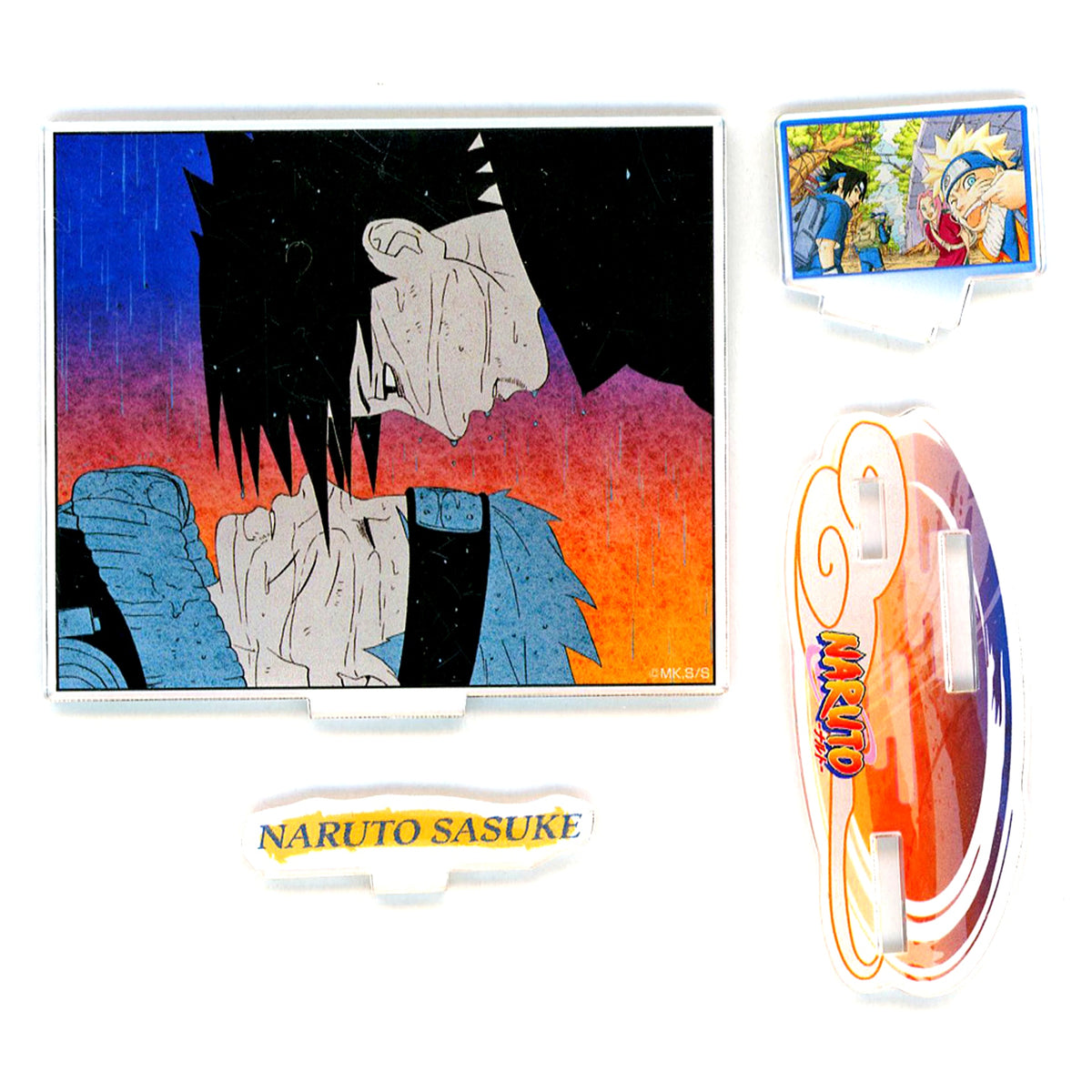 Naruto Uzumaki & Sasuke Uchiha Emotional Acrylic Diorama Naruto [USED]