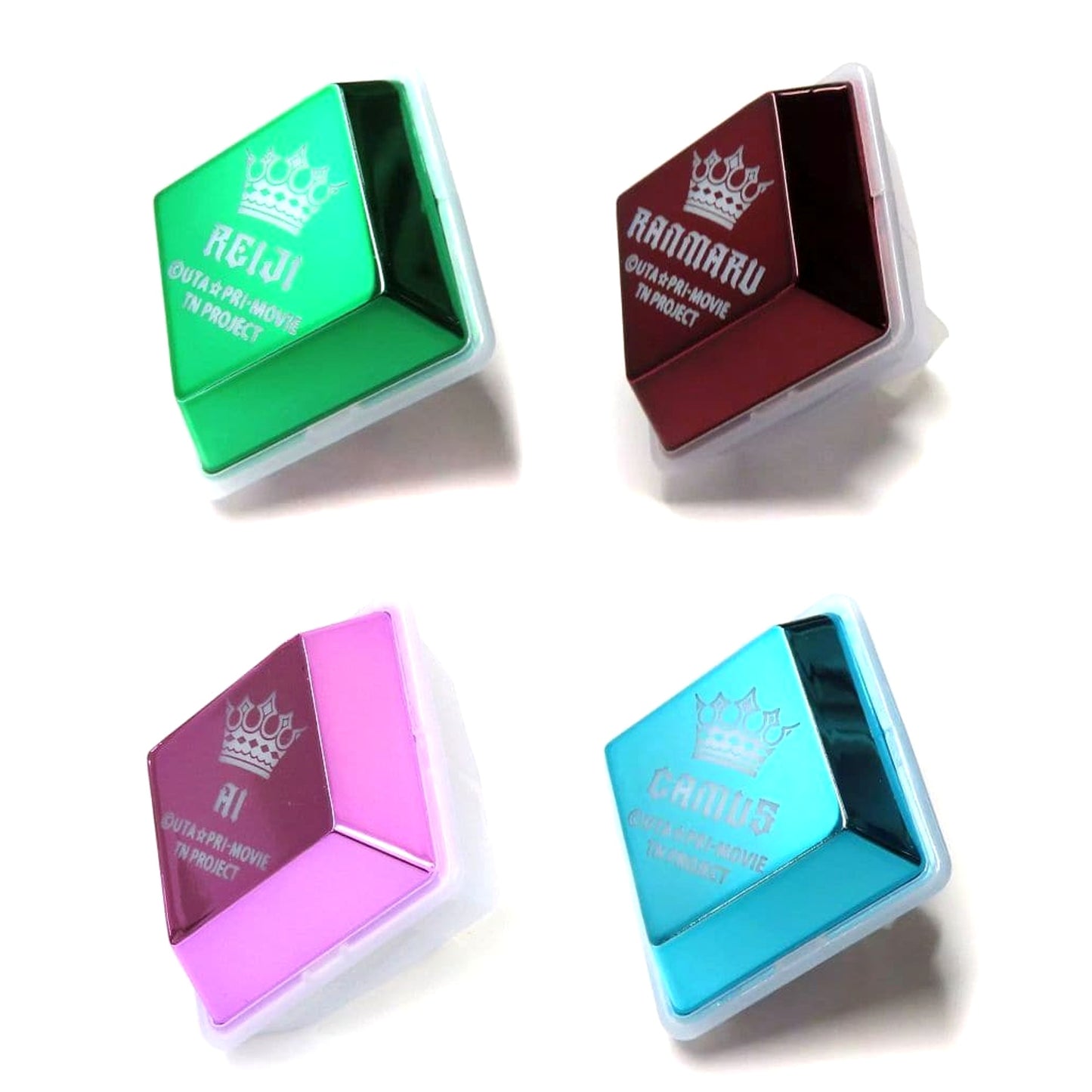 Uta no Prince-sama: Taboo Night Kisses Reiji Kotobuki & Others All 4 Types Set Trading Ring-shaped Light Theater Limited [USED]