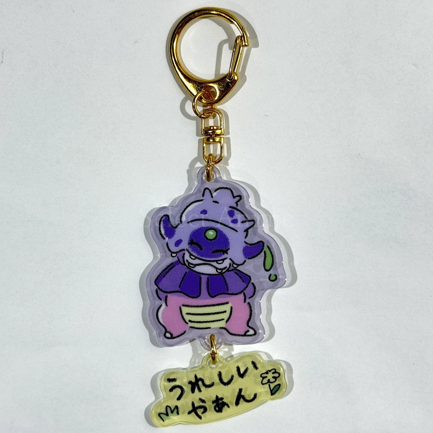 Galarian Slowking Pokemon Dondon Donkan Yaan? Acrylic Keychain Collection Pokemon Center Limited [USED]