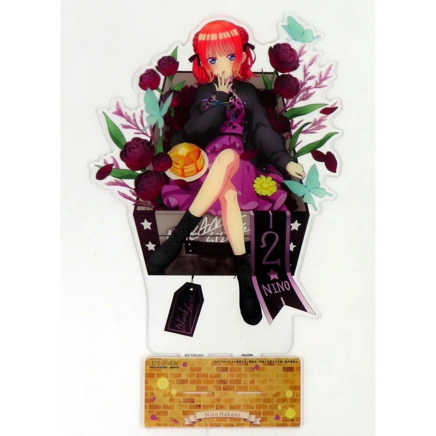 Nino Nakano Illustration Big Acrylic Stand The Quintessential Quintuplets x UNDERGROUNDCIRCUS Coach Jacket Purchase Bonus [USED]
