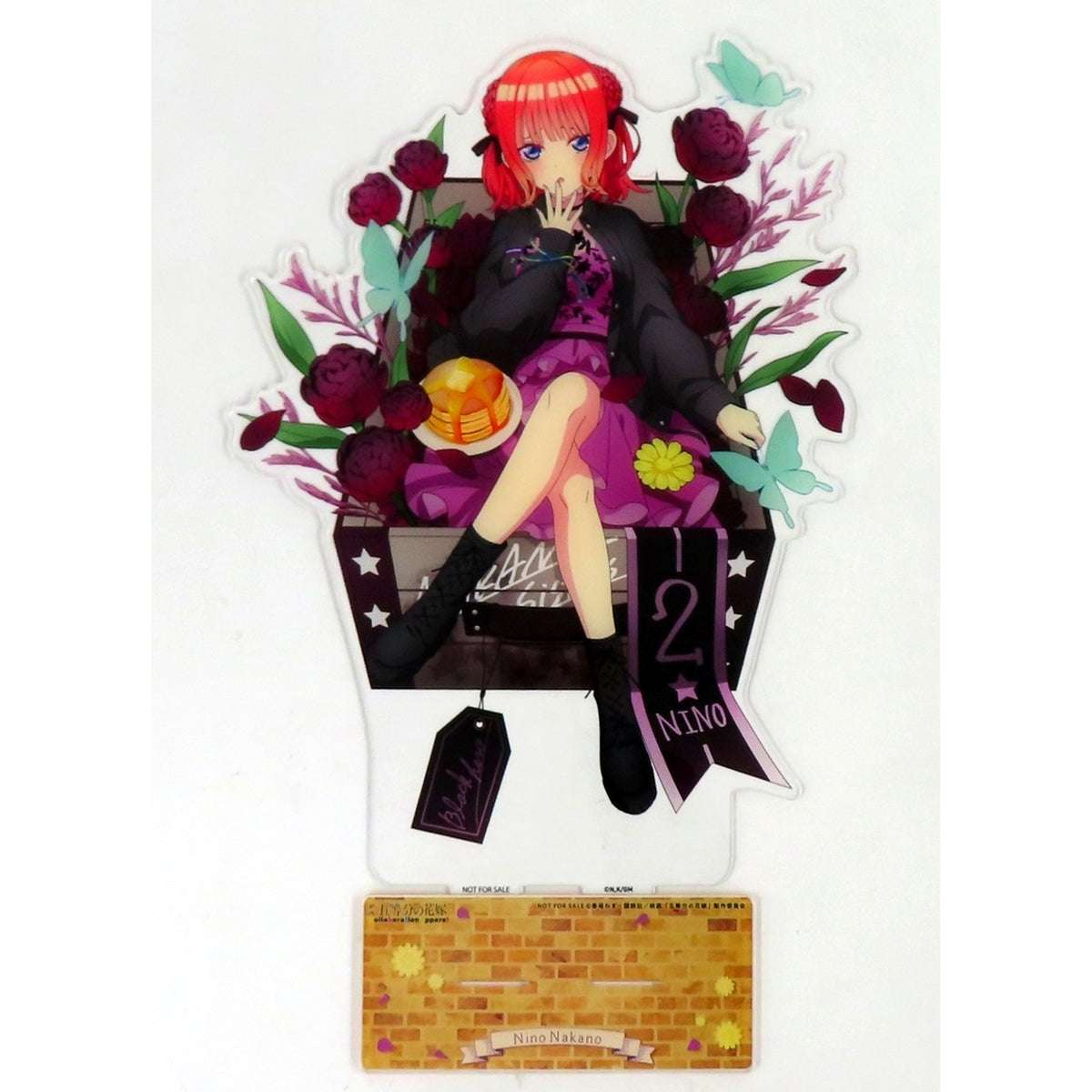 Nino Nakano Illustration Big Acrylic Stand The Quintessential Quintuplets x UNDERGROUNDCIRCUS Coach Jacket Purchase Bonus [USED]