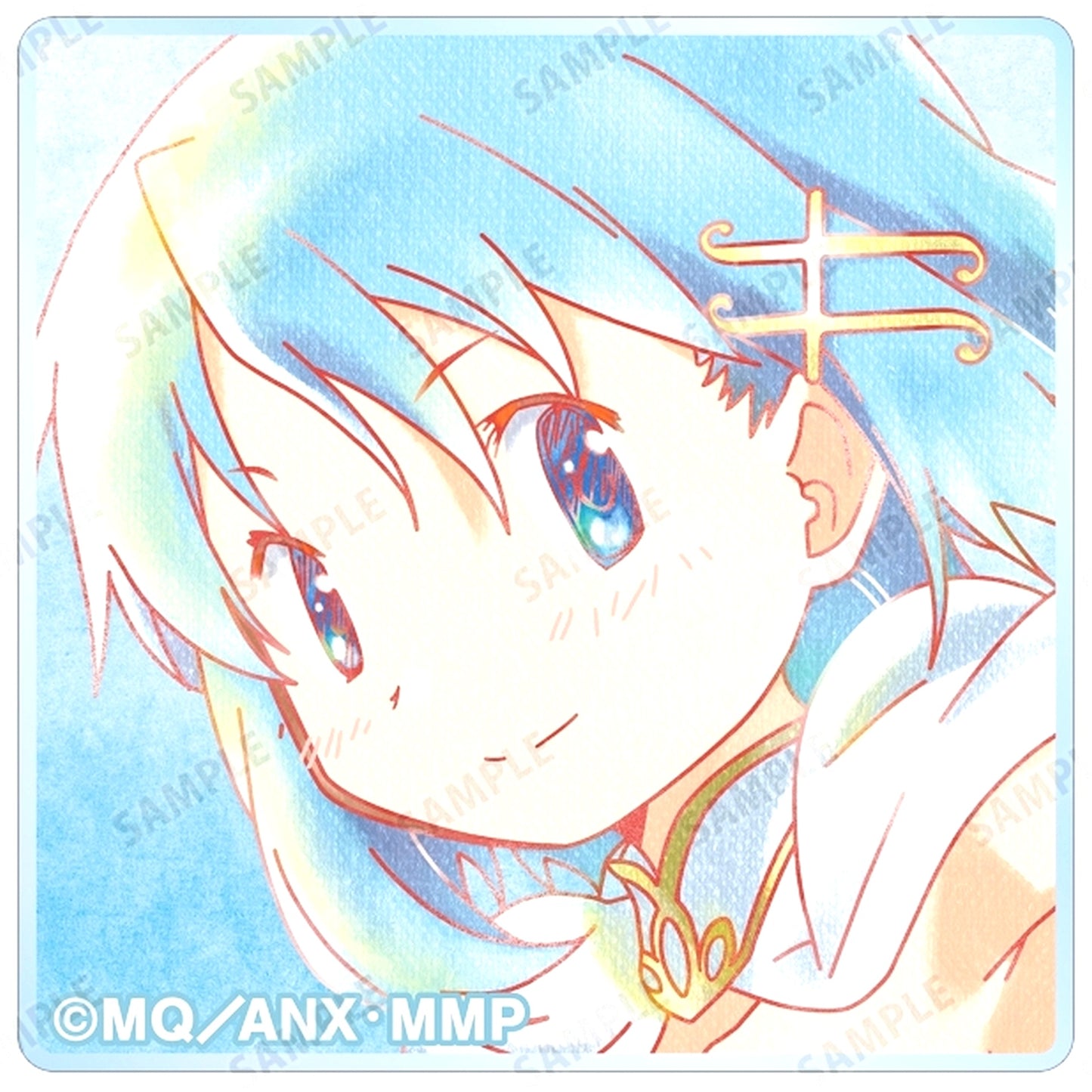 Sayaka Miki Puella Magi Madoka Magica the Movie Part 1 Beginnings / Part 2 Eternal Trading Ani-Art aqua label Vol. 2 Acrylic Tile [USED]
