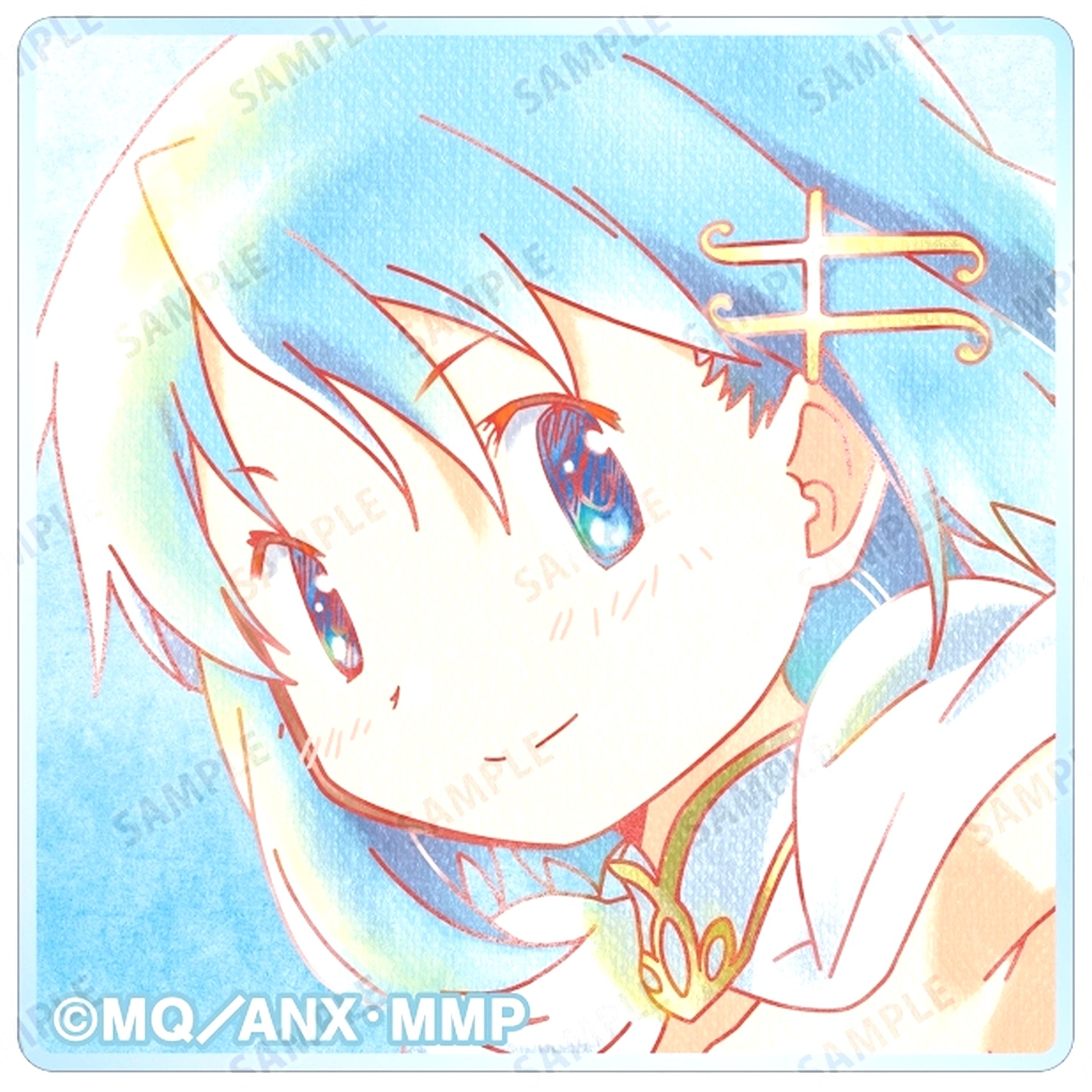Sayaka Miki Puella Magi Madoka Magica the Movie Part 1 Beginnings / Part 2 Eternal Trading Ani-Art aqua label Vol. 2 Acrylic Tile [USED]