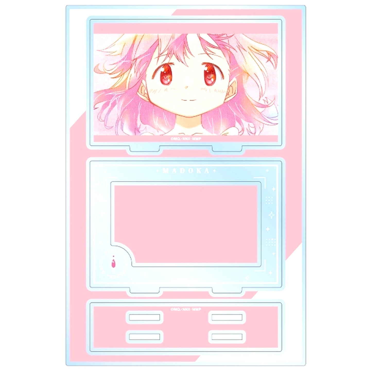 Madoka Kaname Ver. B Puella Magi Madoka Magica the Movie Part 1 Beginnings / Part 2 Eternal Ani-Art aqua label Vol. 2 BIG Acrylic Stand with Parts [USED]