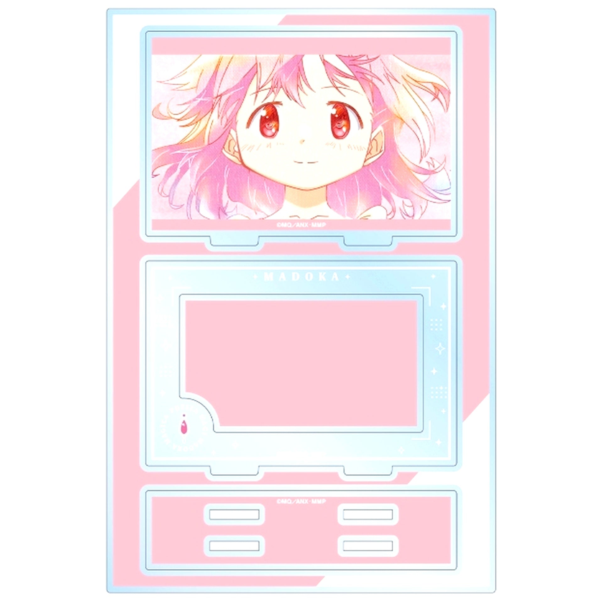 Madoka Kaname Ver. B Puella Magi Madoka Magica the Movie Part 1 Beginnings / Part 2 Eternal Ani-Art aqua label Vol. 2 BIG Acrylic Stand with Parts [USED]