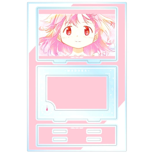 Madoka Kaname Ver. B Puella Magi Madoka Magica the Movie Part 1 Beginnings / Part 2 Eternal Ani-Art aqua label Vol. 2 BIG Acrylic Stand with Parts [USED]