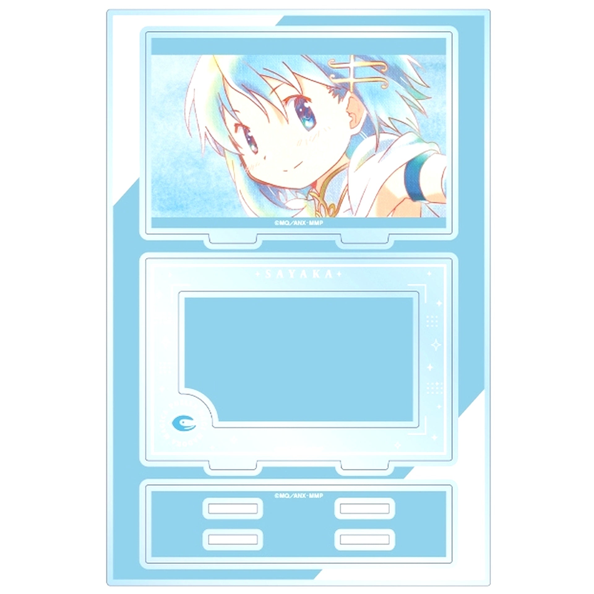 Sayaka Miki Puella Magi Madoka Magica the Movie Beginnings / Eternal Ani-Art aqua label Part 2 BIG Acrylic Stand with Parts [USED]