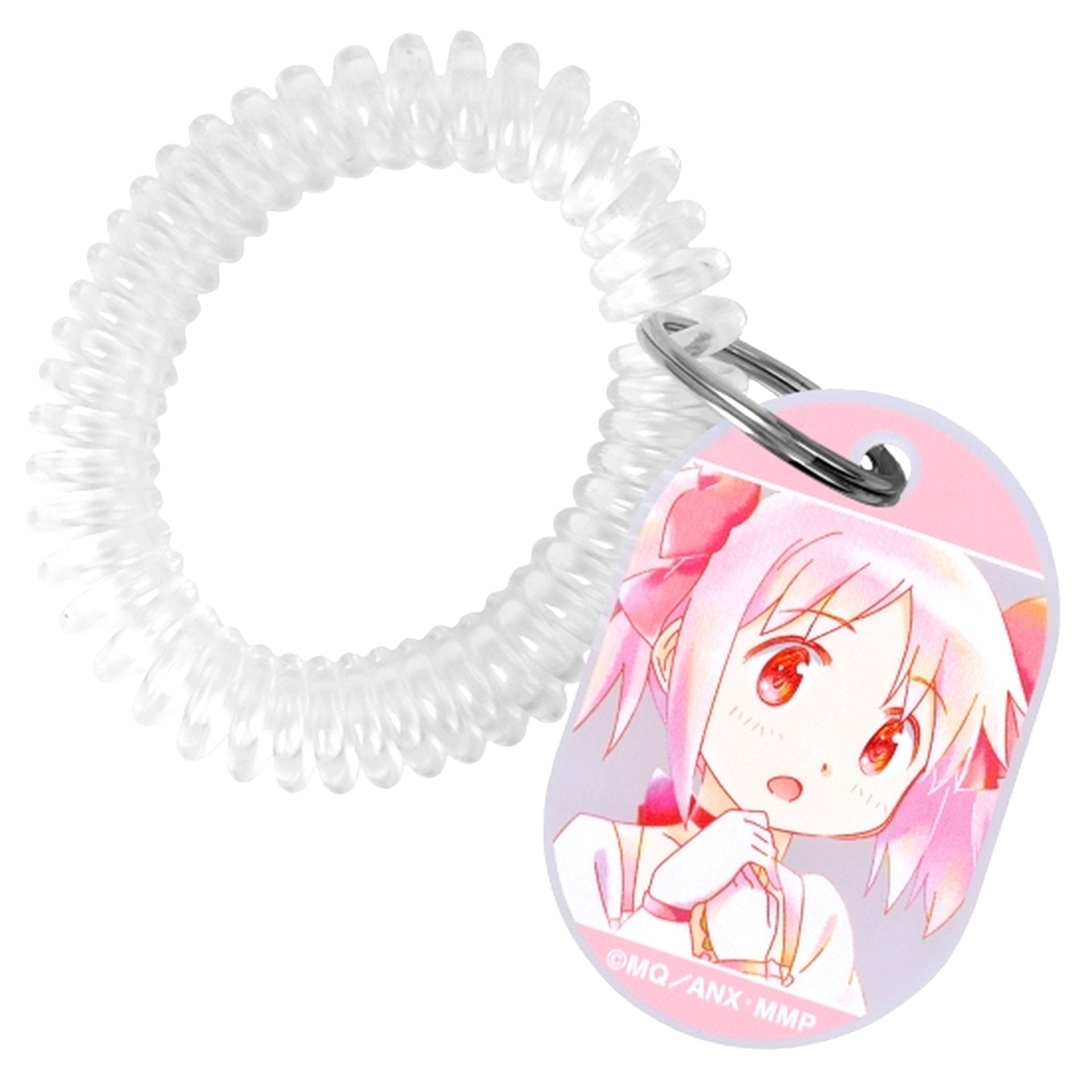 Madoka Kaname Puella Magi Madoka Magica The Movie Beginnings Eternal Ani-Art aqua label Vol.2 Locker Key Style Acrylic Keychain [USED]