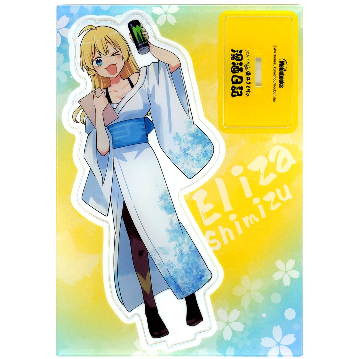 Eliza Shimizu Illustration Acrylic Figure Bonus for Comics Bocchi the Rock! Spinoff Kikuri Hiroi's Heavy Drinking Diary Vol. 3 Melonbooks Limited Edition [USED]
